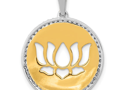 14k Two-tone Pendants Style PM3978 - Classique Jewelry Inc.