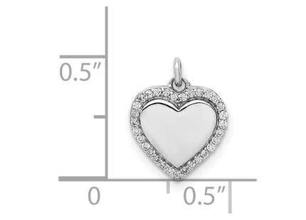 14k White Gold Pendants Style PM4001 - Classique Jewelry Inc.