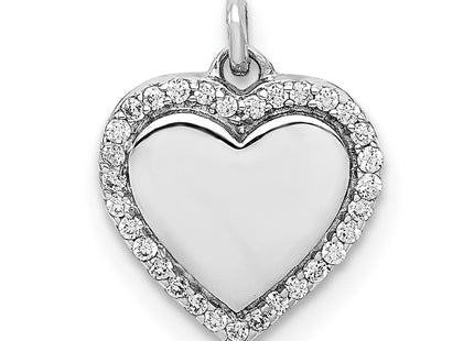 14k White Gold Pendants Style PM4001 - Classique Jewelry Inc.
