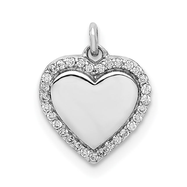 14k White Gold Pendants Style PM4001 - Classique Jewelry Inc.