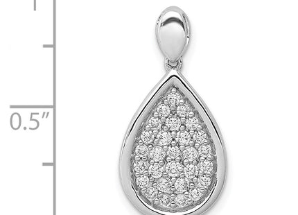14k White Gold Pendants Style PM4009 - Classique Jewelry Inc.