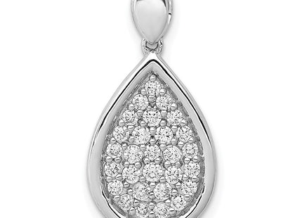 14k White Gold Pendants Style PM4009 - Classique Jewelry Inc.