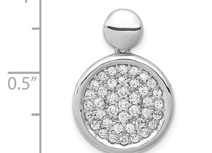 14k White Gold Pendants Style PM4016 - Classique Jewelry Inc.