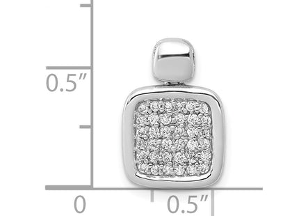 14k White Gold Pendants Style PM4018 - Classique Jewelry Inc.