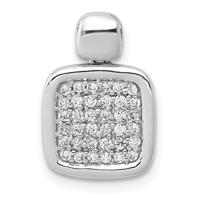 14k White Gold Pendants Style PM4018 - Classique Jewelry Inc.