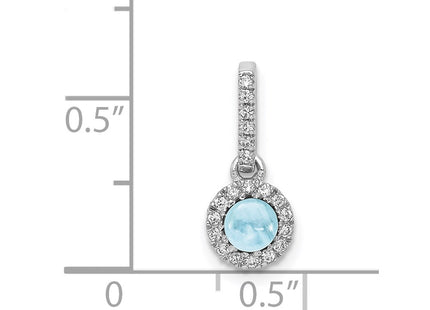 14k White Gold Pendants Style PM4031 - Classique Jewelry Inc.