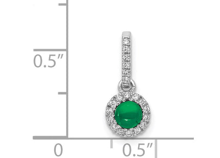 14k White Gold Pendants Style PM4031 - Classique Jewelry Inc.