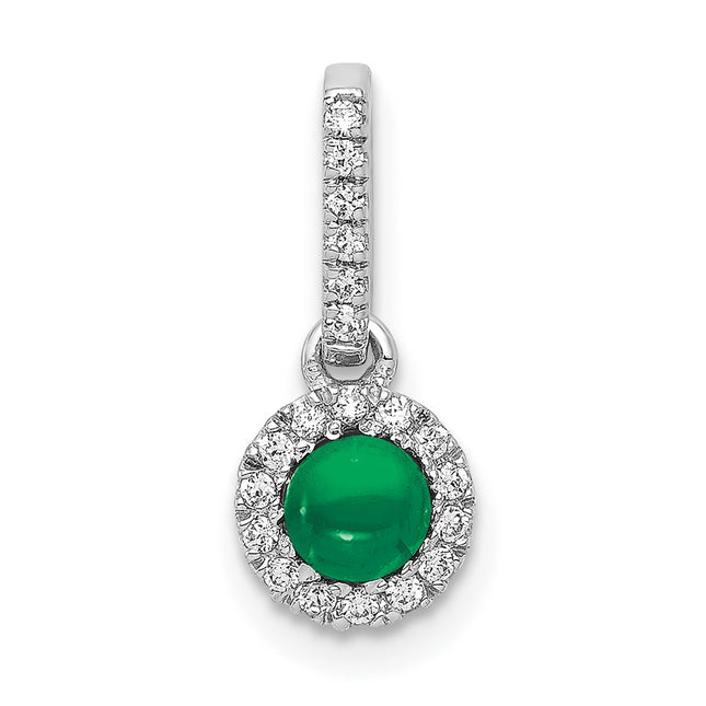 14k White Gold Pendants Style PM4031 - Classique Jewelry Inc.