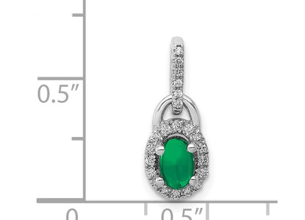 14k White Gold Pendants Style PM4034 - Classique Jewelry Inc.