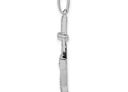 14k White Gold Pendants Style PM4053 - Classique Jewelry Inc.