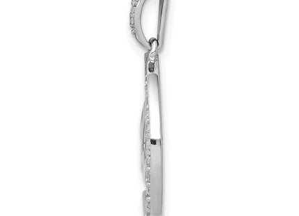 14k White Gold Pendants Style PM4082 - Classique Jewelry Inc.
