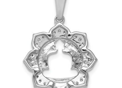 14k White Gold Pendants Style PM4084 - Classique Jewelry Inc.