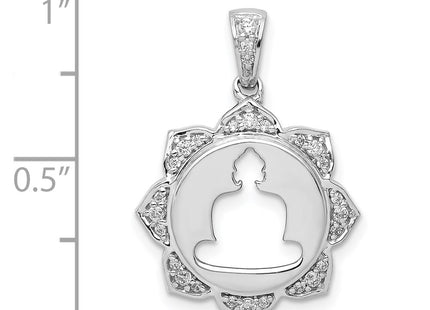 14k White Gold Pendants Style PM4084 - Classique Jewelry Inc.