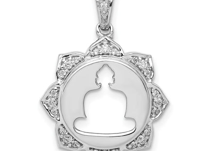 14k White Gold Pendants Style PM4084 - Classique Jewelry Inc.