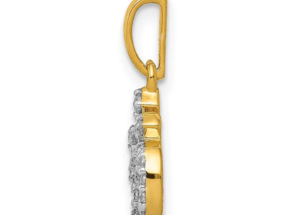 14k Yellow Gold Pendants Style PM4091 - Classique Jewelry Inc.