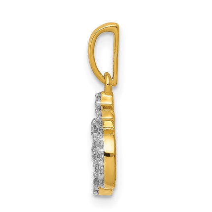 14k Yellow Gold Pendants Style PM4091 - Classique Jewelry Inc.