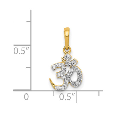 14k Yellow Gold Pendants Style PM4091 - Classique Jewelry Inc.