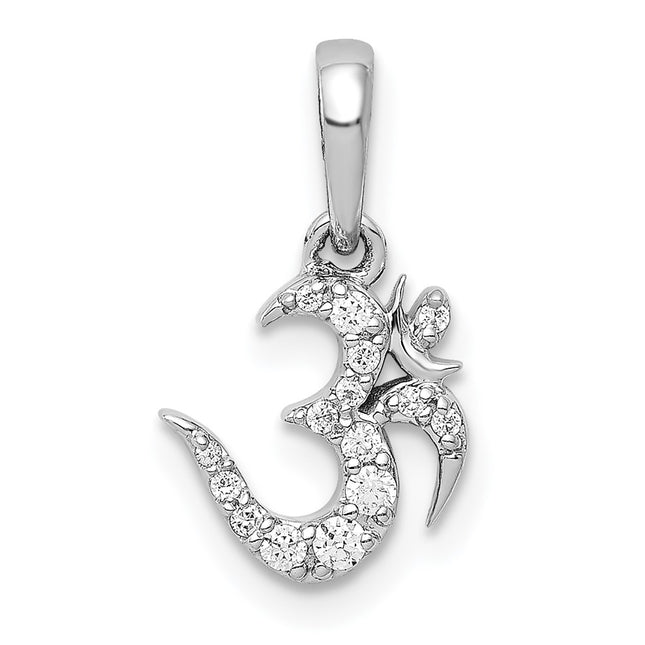 14k White Gold Pendants Style PM4093 - Classique Jewelry Inc.
