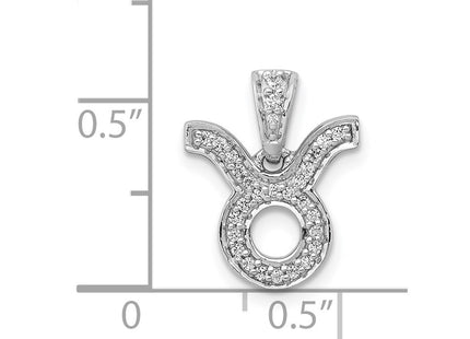 14k White Gold Pendants Style PM4103 - Classique Jewelry Inc.