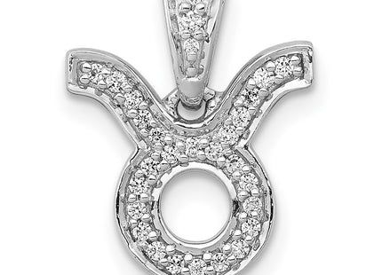 14k White Gold Pendants Style PM4103 - Classique Jewelry Inc.