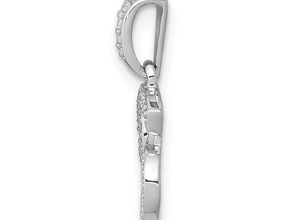 14k White Gold Pendants Style PM4105 - Classique Jewelry Inc.