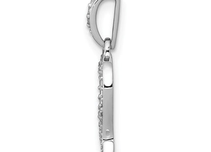 14k White Gold Pendants Style PM4106 - Classique Jewelry Inc.