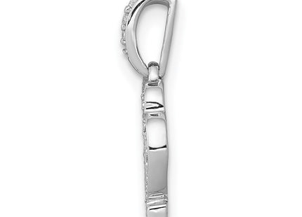 14k White Gold Pendants Style PM4107 - Classique Jewelry Inc.