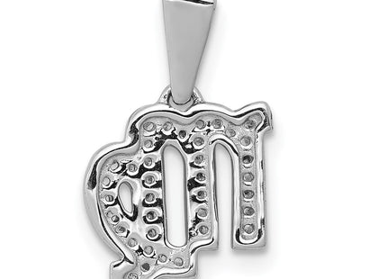 14k White Gold Pendants Style PM4107 - Classique Jewelry Inc.
