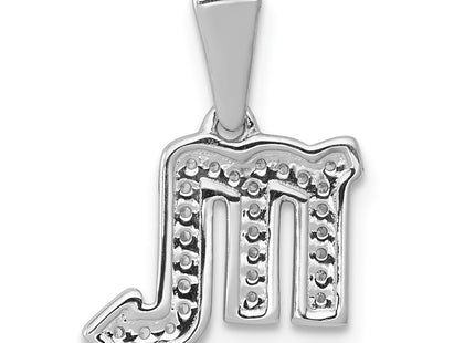 14k White Gold Pendants Style PM4109 - Classique Jewelry Inc.