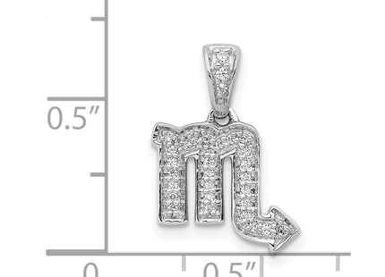 14k White Gold Pendants Style PM4109 - Classique Jewelry Inc.