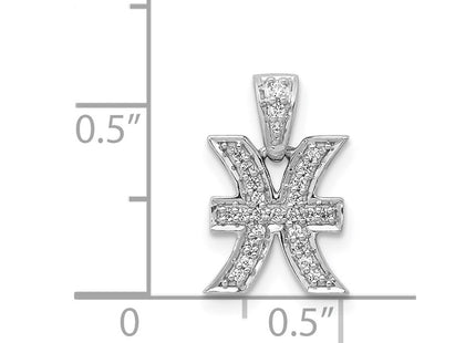 14k White Gold Pendants Style PM4113 - Classique Jewelry Inc.