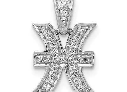 14k White Gold Pendants Style PM4113 - Classique Jewelry Inc.
