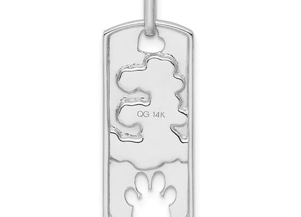 14k White Gold Pendants Style PM4126 - Classique Jewelry Inc.