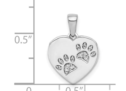 14k White Gold Pendants Style PM4128 - Classique Jewelry Inc.