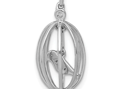 14k White Gold Pendants Style PM4131 - Classique Jewelry Inc.