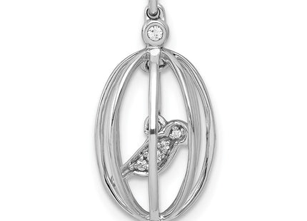 14k White Gold Pendants Style PM4131 - Classique Jewelry Inc.
