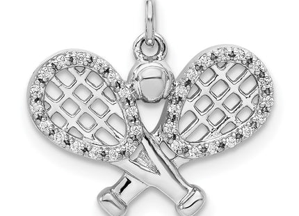 14k White Gold Pendants Style PM4134 - Classique Jewelry Inc.