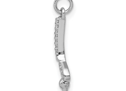 14k White Gold Pendants Style PM4137 - Classique Jewelry Inc.