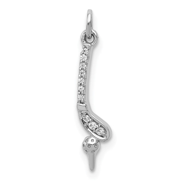 14k White Gold Pendants Style PM4137 - Classique Jewelry Inc.