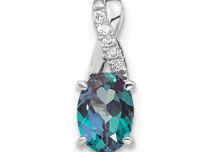 14k White Gold Pendants Style PM4235 - Classique Jewelry Inc.