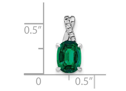14k White Gold Pendants Style PM4235 - Classique Jewelry Inc.