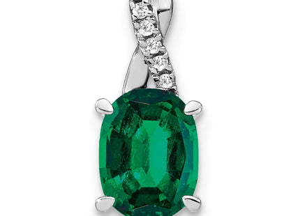 14k White Gold Pendants Style PM4235 - Classique Jewelry Inc.