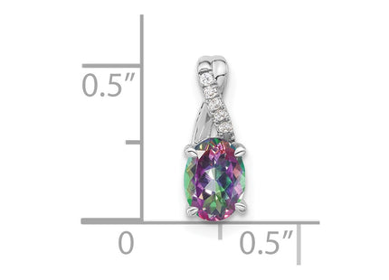 14k White Gold Pendants Style PM4235 - Classique Jewelry Inc.