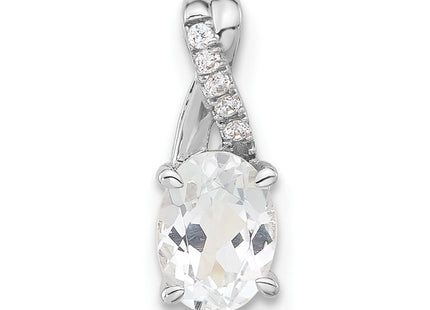 14k White Gold Pendants Style PM4235 - Classique Jewelry Inc.