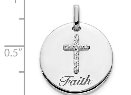 14k White Gold Pendants Style PM4354 - Classique Jewelry Inc.