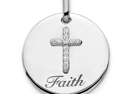 14k White Gold Pendants Style PM4354 - Classique Jewelry Inc.