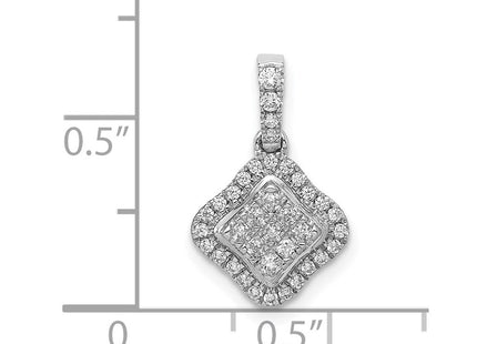 14k White Gold Pendants Style PM4370 - Classique Jewelry Inc.