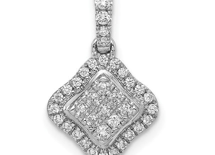 14k White Gold Pendants Style PM4370 - Classique Jewelry Inc.