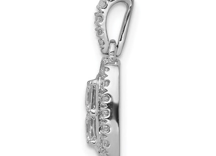 14k White Gold Pendants Style PM4372 - Classique Jewelry Inc.
