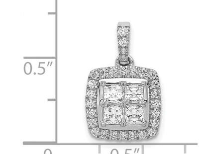 14k White Gold Pendants Style PM4372 - Classique Jewelry Inc.